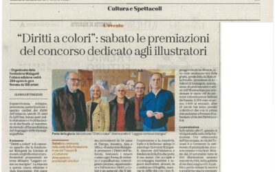 Gazzetta di Mantova – 11.11.2024 – “‘Diritti a Colori’: sabato le premiazioni del concorso dedicato agli illustratori'”